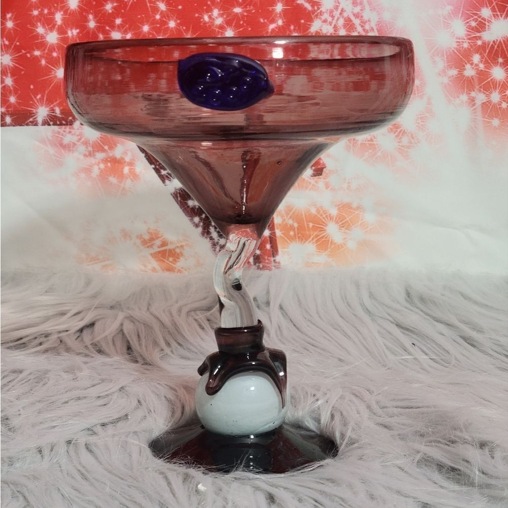 Hand-blown Margarita Glass